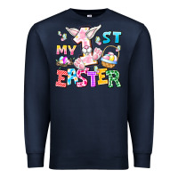 Navy My 1st Easter Premium Sweatshirt - CowhideDigitalArt