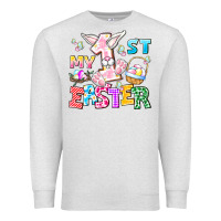 Oatmeal Heather My 1st Easter Premium Sweatshirt - CowhideDigitalArt