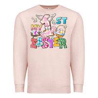 Pale Pink My 1st Easter Premium Sweatshirt - CowhideDigitalArt