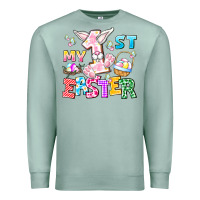 Seafoam My 1st Easter Premium Sweatshirt - CowhideDigitalArt