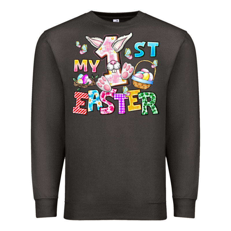 My 1st Easter Premium Sweatshirt by CowhideDigitalArt | Teevron