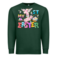 Sports Green My 1st Easter Premium Sweatshirt - CowhideDigitalArt