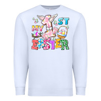 White My 1st Easter Premium Sweatshirt - CowhideDigitalArt