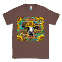 Chestnut holstein cow with sunflowers Classic Tee - BarkalooDesign