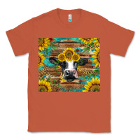 Copper holstein cow with sunflowers Classic Tee - BarkalooDesign