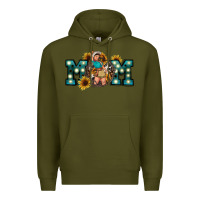 Army Green Western Mom Mother's Day Premium Hoodie - FaDigitalArtStudio