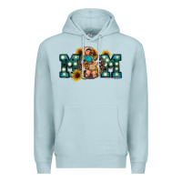 Blue Mist Western Mom Mother's Day Premium Hoodie - FaDigitalArtStudio
