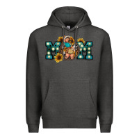 Charcoal Heather Western Mom Mother's Day Premium Hoodie - FaDigitalArtStudio