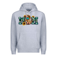 Heather Grey Western Mom Mother's Day Premium Hoodie - FaDigitalArtStudio