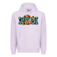 Lilac Western Mom Mother's Day Premium Hoodie - FaDigitalArtStudio