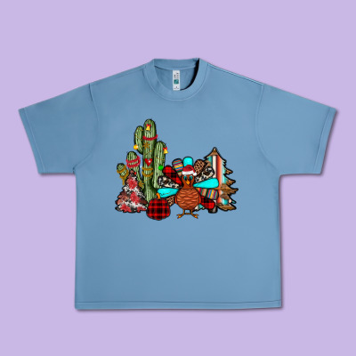Christmas Turkey Urban Heavy Tee Designed By Jahusdesignshop