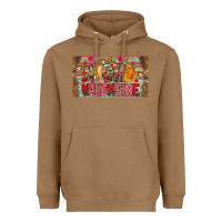 Toasted Coconut Nach Valentine Heavyweight Hoodie - CowhideDigitalArt