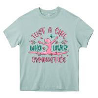 Arona just a girl who loves gymnastics Heavy Core Tee - MaliasSmallBusiness