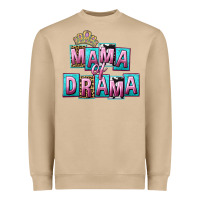 Mushroom Mama of Drama Mother's Day Heavyweight Sweatshirt - CowGirlArtShop
