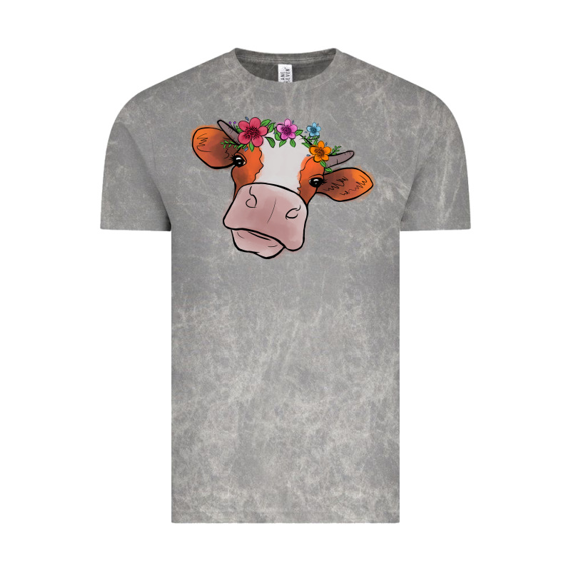 Cow With Flowers Vintage Tee by Bettercallsaul | Teevron