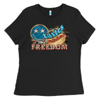 Black tastes like freedom Ladies Tee - NancyCooperArtShop