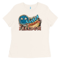 Bone tastes like freedom Ladies Tee - NancyCooperArtShop
