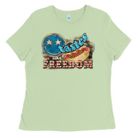 Matcha tastes like freedom Ladies Tee - NancyCooperArtShop