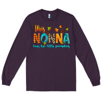 Plum This nonna loves her little pumpkins Long Sleeve Tee - texasbilliewilder