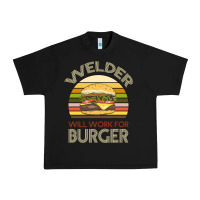 Black Welder Wıll Work For Burger Urban Heavy Tee - Bettercallsaul