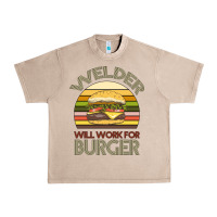 French Oak Welder Wıll Work For Burger Urban Heavy Tee - Bettercallsaul