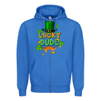 True Royal lucky dude St. Patricks Day Zipper Hoodie - FaDigitalArtStudio