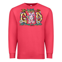 Cardinal With God All Things Are Possible Easter Day Premium Sweatshirt - CowhideDigitalArt