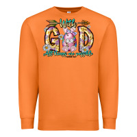 Carrot With God All Things Are Possible Easter Day Premium Sweatshirt - CowhideDigitalArt
