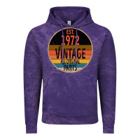Cloud Purple est. 1972 MADE IN 1972 ALL ORIGINAL PARTS all orginal parts Vintage Hoodie - Bettercallsaul