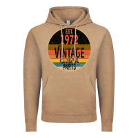 Est. 1972 Made In 1972 All Original Parts All Orginal Parts Vintage Hoodie | Teevron
