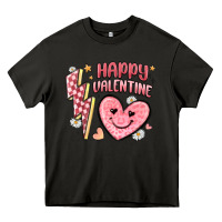 Asphalt happy valentine heart Heavy Core Tee - MaliasSmallBusiness