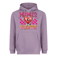 Lavender Mamas Valentine Heavyweight Hoodie - CowhideDigitalArt