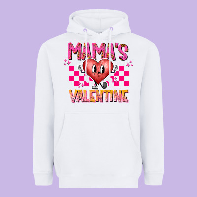 Mamas Valentine Heavyweight Hoodie Designed By Cowhidedigitalart