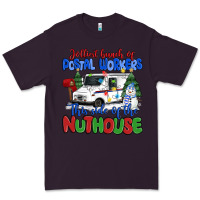 Plum jolliest bunch of postal workers this side of the Premium Tee - MaliasSmallBusiness