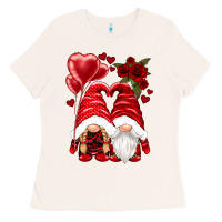 Bone valentines day gnomies Ladies Tee - NancyCooperArtShop