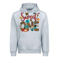 Heather Grey sweet one strawberry Urban Hoodie - Artiststas