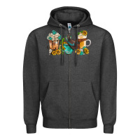 Charcoal Heather western coffee cups with sunflower and gemstone bbs Zipper Hoodie - BundleAndBundleShop