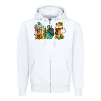 White western coffee cups with sunflower and gemstone bbs Zipper Hoodie - BundleAndBundleShop