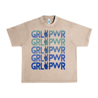 French Oak Girl Power Peace Urban Heavy Tee - Bettercallsaul
