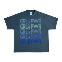 Midnight Navy Girl Power Peace Urban Heavy Tee - Bettercallsaul