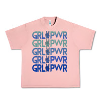 Salmon Girl Power Peace Urban Heavy Tee - Bettercallsaul