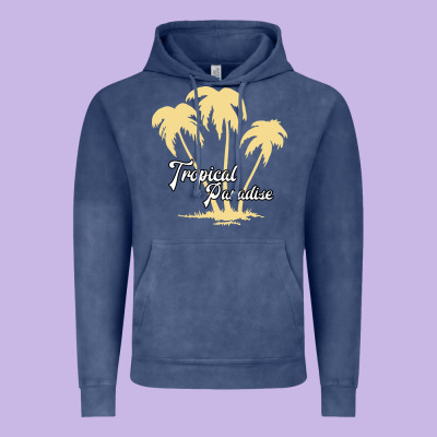 Tropical Paradise Vintage Hoodie Designed By Bettercallsaul