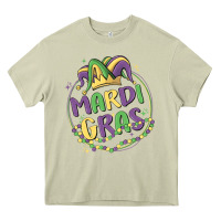Mossy mardi gras Heavy Core Tee - MaliasSmallBusiness