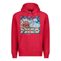 Cardinal Born to be free Premium Hoodie - FaDigitalArtStudio
