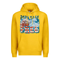 Lemon Born to be free Premium Hoodie - FaDigitalArtStudio