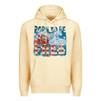 Pina Colada Born to be free Premium Hoodie - FaDigitalArtStudio