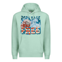 Seafoam Born to be free Premium Hoodie - FaDigitalArtStudio