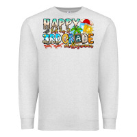 Oatmeal Heather name farewell 3rd grade  hello summer Premium Sweatshirt - CowhideDigitalArt