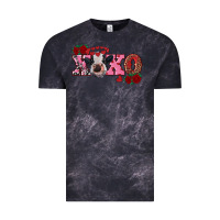 Cloud Black xoxo calf Vintage Tee - RanaPortraitStore