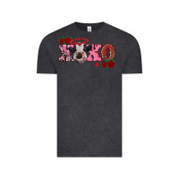 Vintage Black xoxo calf Vintage Tee - RanaPortraitStore